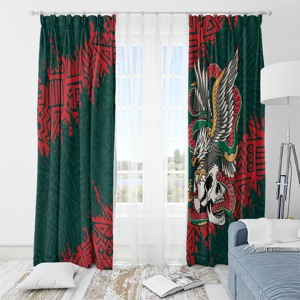 El Tri Mexico World Football 2026 Window Curtain Mexican Pride Of Aztecs