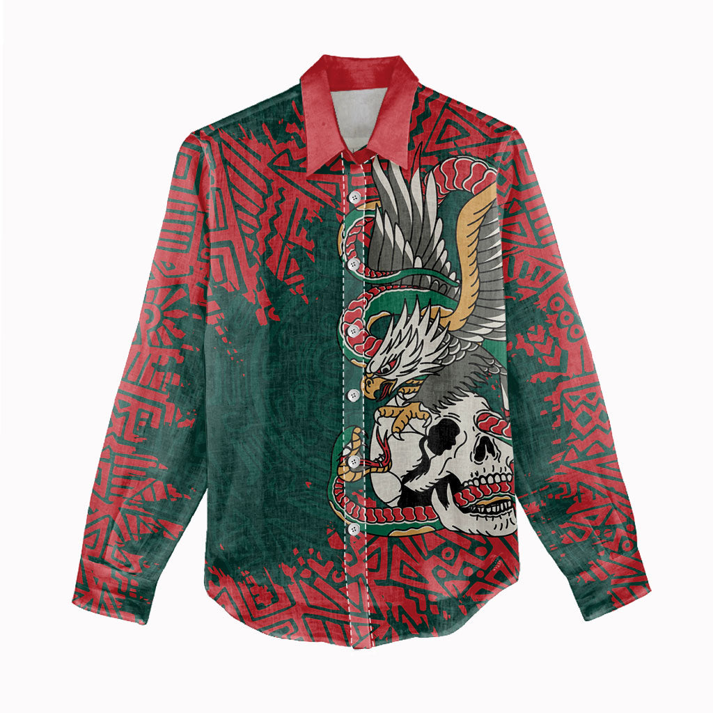 El Tri Mexico World Football 2026 Custom Women Casual Shirt Mexican Pride Of Aztecs