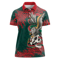 El Tri Mexico World Football 2026 Custom Women Polo Shirt Mexican Pride Of Aztecs