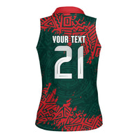 El Tri Mexico World Football 2026 Custom Women Sleeveless Polo Shirt Mexican Pride Of Aztecs