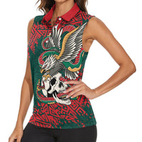 El Tri Mexico World Football 2026 Custom Women Sleeveless Polo Shirt Mexican Pride Of Aztecs