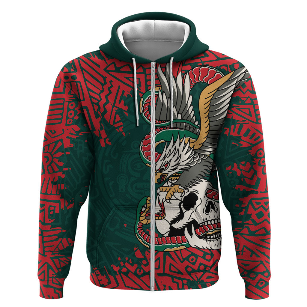 El Tri Mexico World Football 2026 Custom Zip Hoodie Mexican Pride Of Aztecs