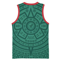 El Tri Mexico World Football 2026 Basketball Jersey Simple Calendario Azteca-inspired
