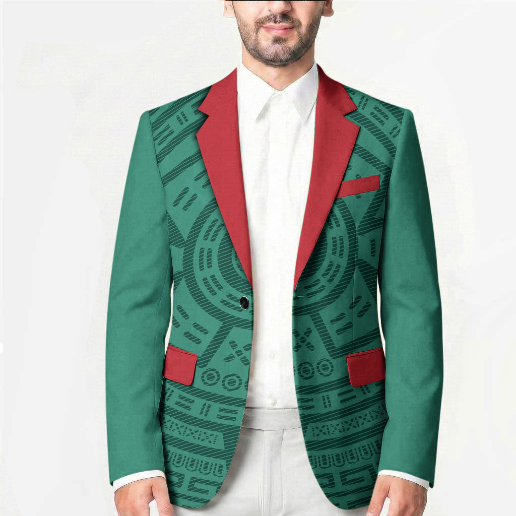 El Tri Mexico World Football 2026 Blazer Simple Calendario Azteca-inspired