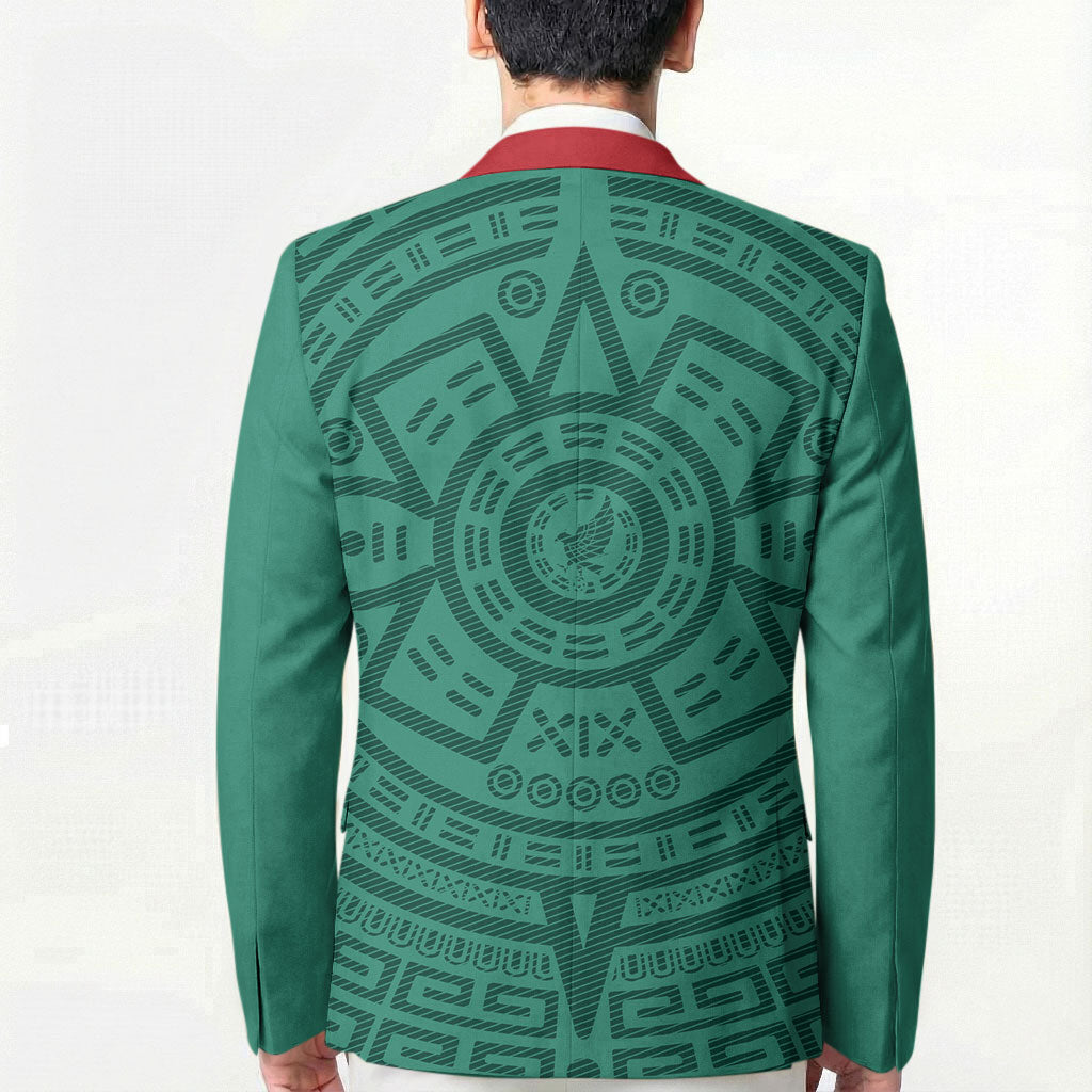 El Tri Mexico World Football 2026 Blazer Simple Calendario Azteca-inspired