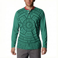 El Tri Mexico World Football 2026 Button Sweatshirt Simple Calendario Azteca-inspired
