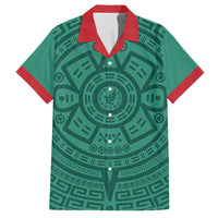El Tri Mexico World Football 2026 Hawaiian Shirt Simple Calendario Azteca-inspired