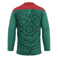 El Tri Mexico World Football 2026 Hockey Jersey Simple Calendario Azteca-inspired
