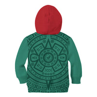 El Tri Mexico World Football 2026 Kid Hoodie Simple Calendario Azteca-inspired