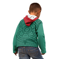 El Tri Mexico World Football 2026 Kid Hoodie Simple Calendario Azteca-inspired