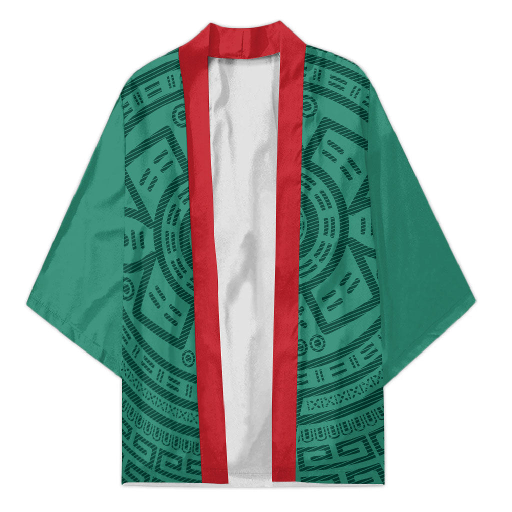 El Tri Mexico World Football 2026 Kimono Simple Calendario Azteca-inspired