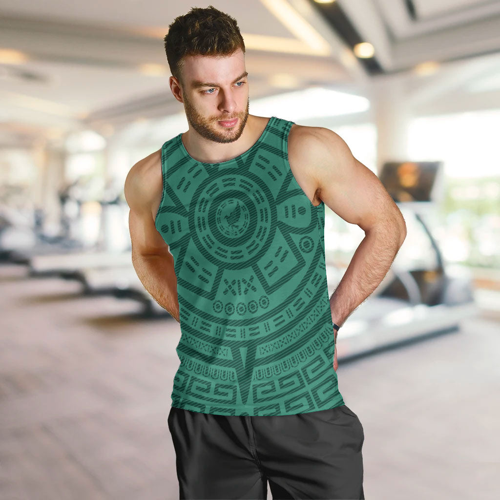 El Tri Mexico World Football 2026 Men Tank Top Simple Calendario Azteca-inspired