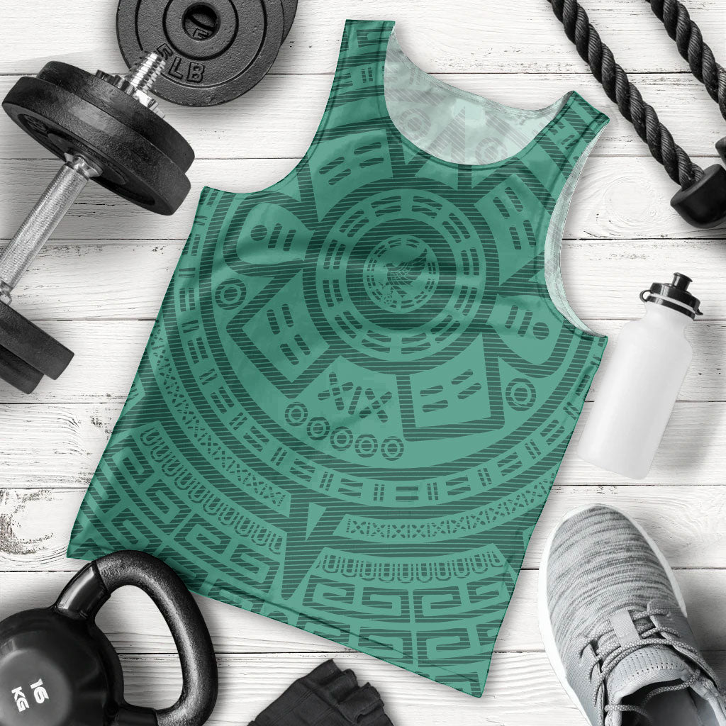 El Tri Mexico World Football 2026 Men Tank Top Simple Calendario Azteca-inspired