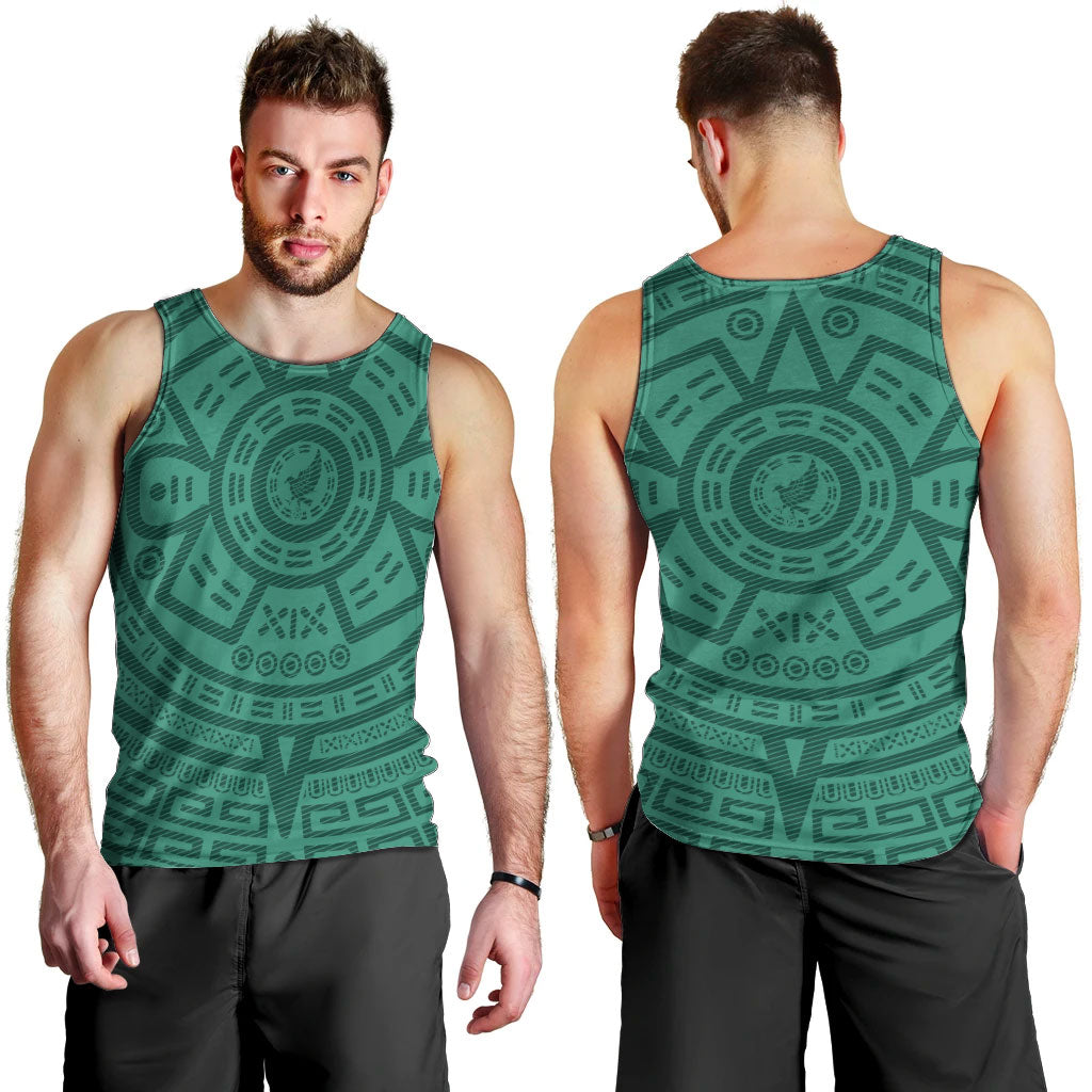El Tri Mexico World Football 2026 Men Tank Top Simple Calendario Azteca-inspired
