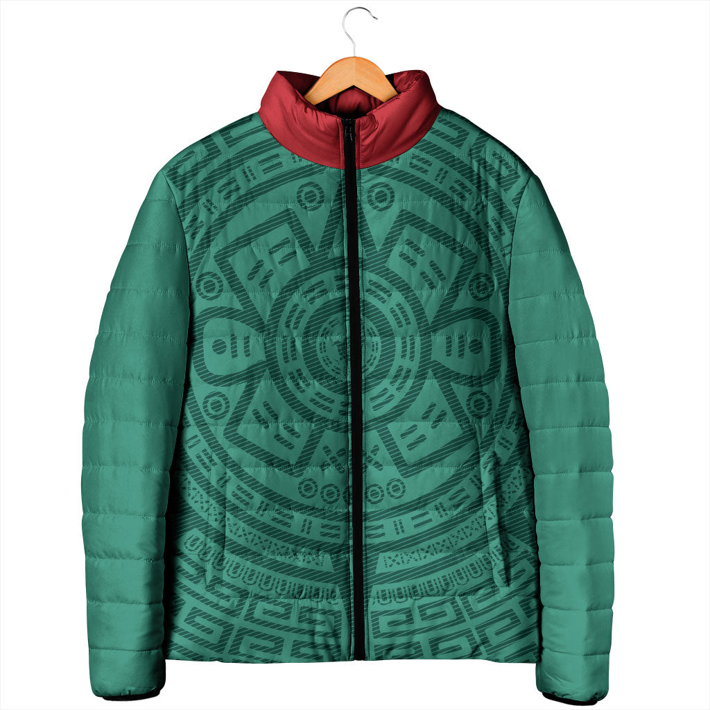 El Tri Mexico World Football 2026 Padded Jacket Simple Calendario Azteca-inspired