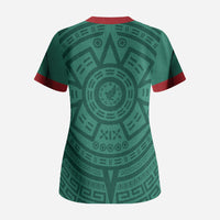 El Tri Mexico World Football 2026 Scrub Top Simple Calendario Azteca-inspired