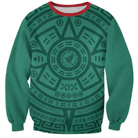 El Tri Mexico World Football 2026 Sweatshirt Simple Calendario Azteca-inspired