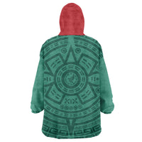 El Tri Mexico World Football 2026 Wearable Blanket Hoodie Simple Calendario Azteca-inspired
