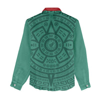El Tri Mexico World Football 2026 Women Casual Shirt Simple Calendario Azteca-inspired