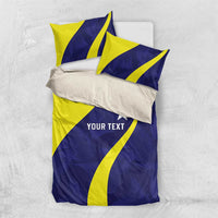 Felis dia di Bandera Curacao Personalized Bedding Set Curacao Flag Style - Wonder Print Shop