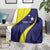 Felis dia di Bandera Curacao Personalized Blanket Curacao Flag Style - Wonder Print Shop