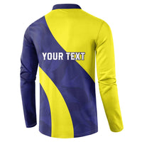 Felis dia di Bandera Curacao Personalized Button Sweatshirt Curacao Flag Style - Wonder Print Shop