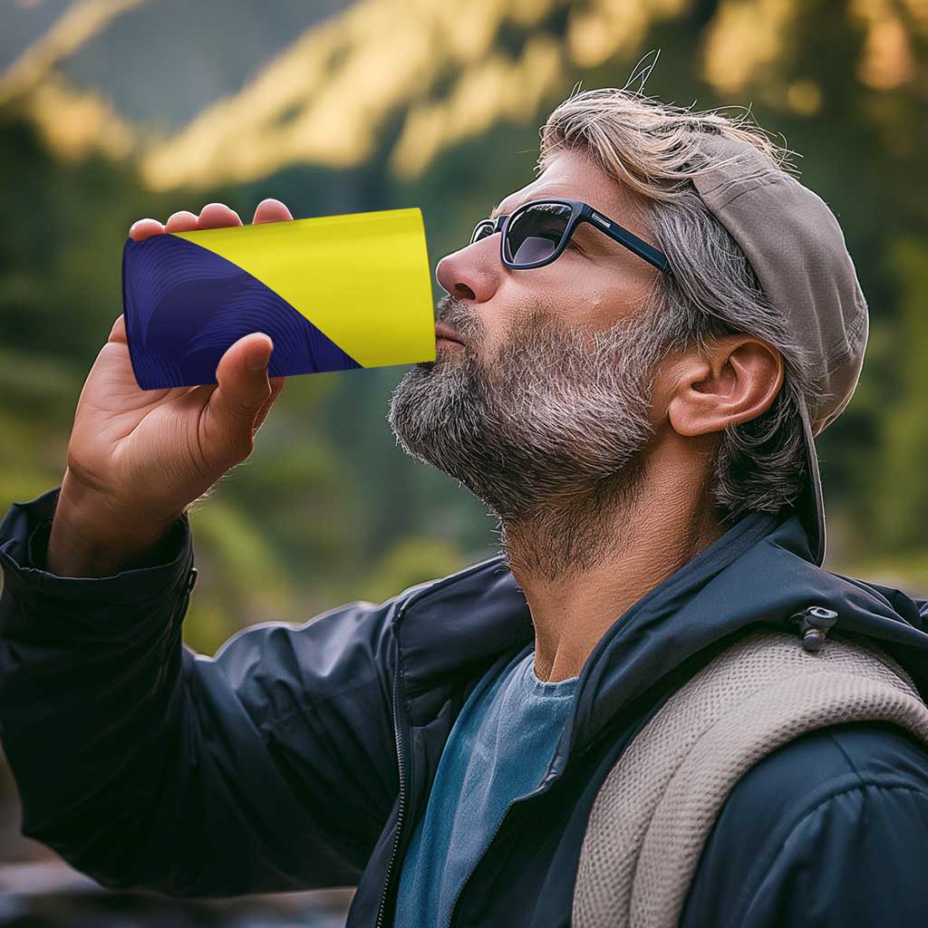 Felis dia di Bandera Curacao Personalized 4 in 1 Can Cooler Tumbler Curacao Flag Style - Wonder Print Shop