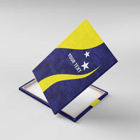 Felis dia di Bandera Curacao Personalized Canvas Wall Art Curacao Flag Style - Wonder Print Shop