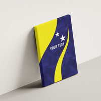 Felis dia di Bandera Curacao Personalized Canvas Wall Art Curacao Flag Style - Wonder Print Shop