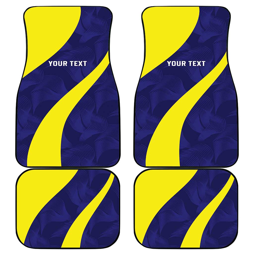 Felis dia di Bandera Curacao Personalized Car Mats Curacao Flag Style - Wonder Print Shop