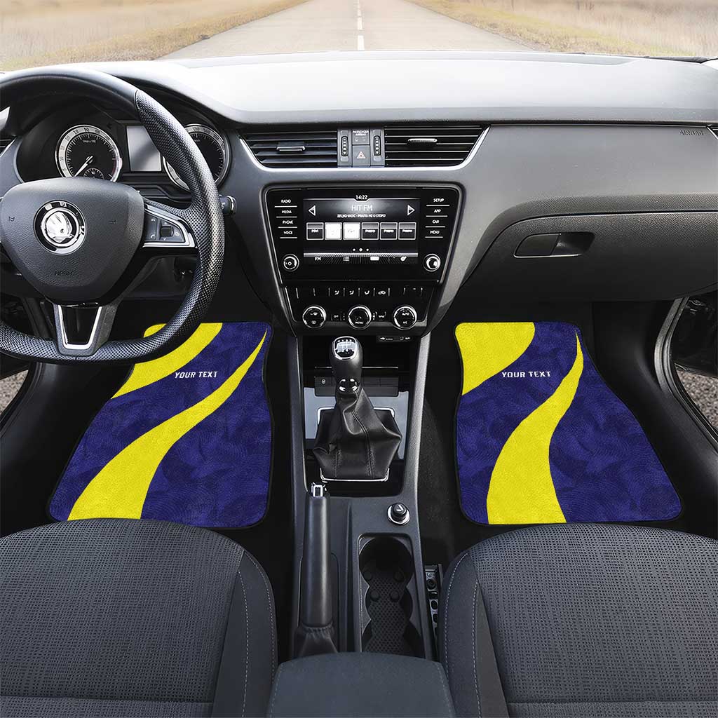 Felis dia di Bandera Curacao Personalized Car Mats Curacao Flag Style - Wonder Print Shop