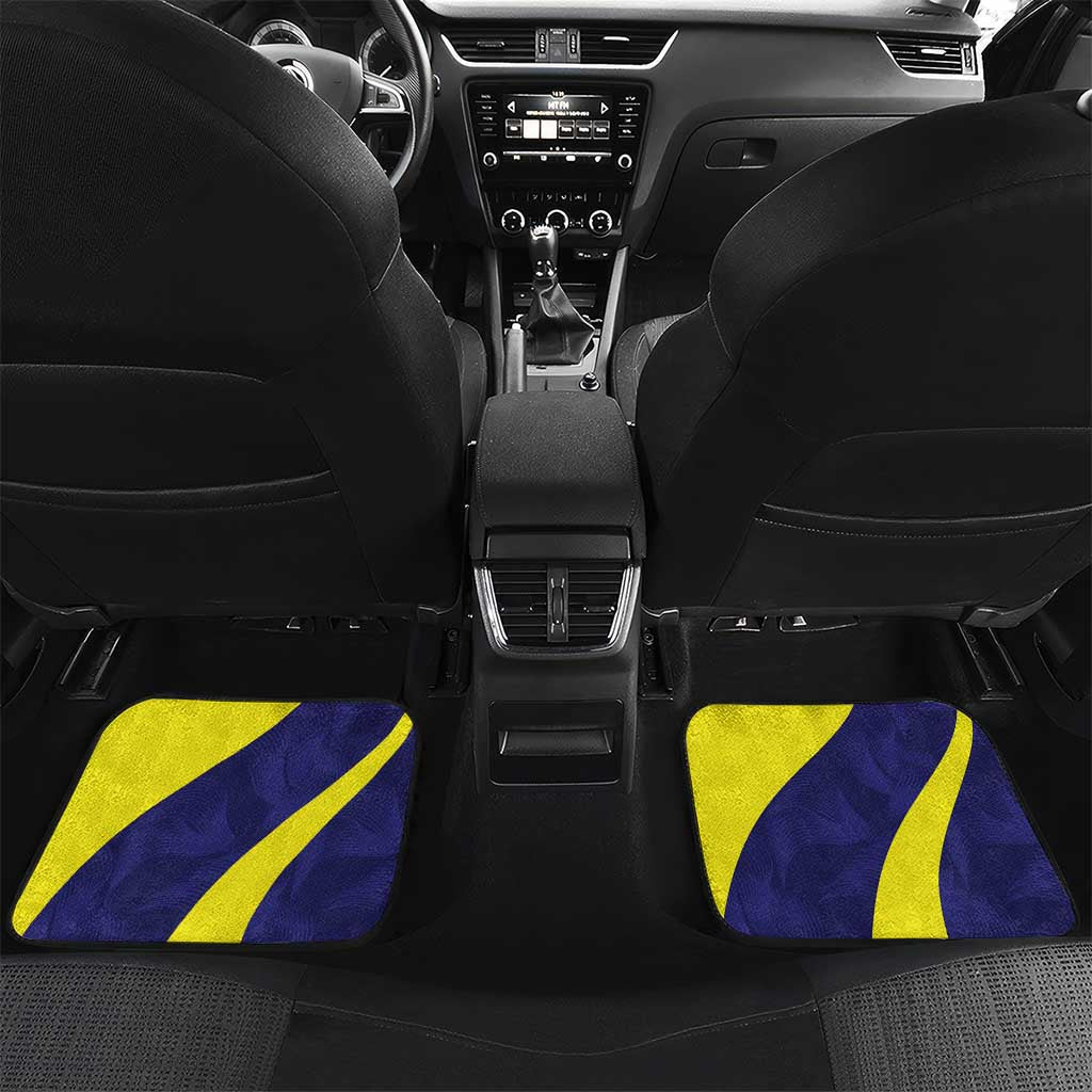 Felis dia di Bandera Curacao Personalized Car Mats Curacao Flag Style - Wonder Print Shop