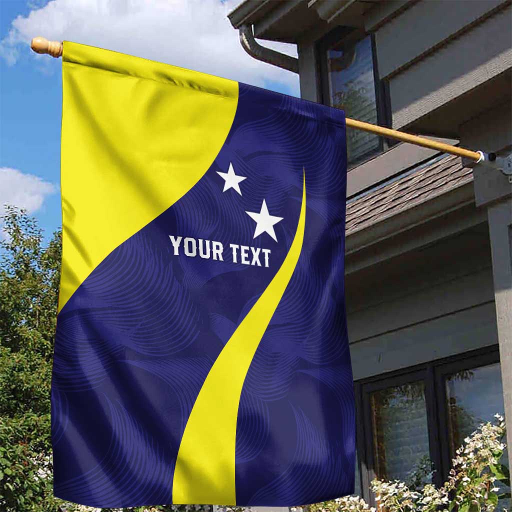 Felis dia di Bandera Curacao Personalized Garden Flag Curacao Flag Style - Wonder Print Shop