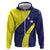Felis dia di Bandera Curacao Personalized Hoodie Curacao Flag Style - Wonder Print Shop