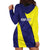 Felis dia di Bandera Curacao Personalized Hoodie Dress Curacao Flag Style - Wonder Print Shop