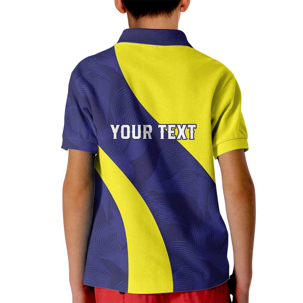 Felis dia di Bandera Curacao Personalized Kid Polo Shirt Curacao Flag Style - Wonder Print Shop