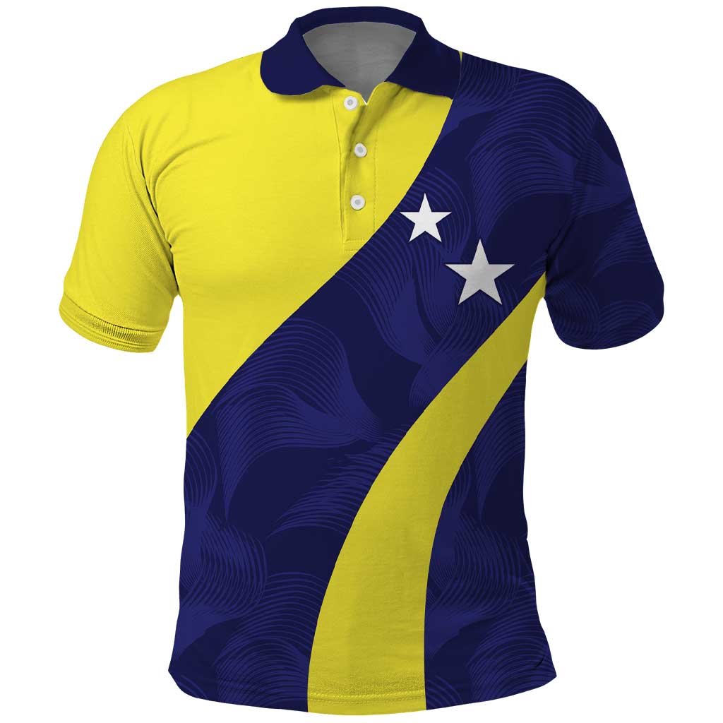 Felis dia di Bandera Curacao Personalized Polo Shirt Curacao Flag Style - Wonder Print Shop