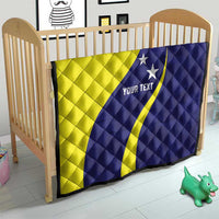 Felis dia di Bandera Curacao Personalized Quilt Curacao Flag Style - Wonder Print Shop