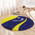 Felis dia di Bandera Curacao Personalized Round Carpet Curacao Flag Style - Wonder Print Shop