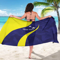 Felis dia di Bandera Curacao Personalized Sarong Curacao Flag Style - Wonder Print Shop