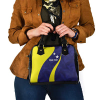 Felis dia di Bandera Curacao Personalized Shoulder Handbag Curacao Flag Style - Wonder Print Shop