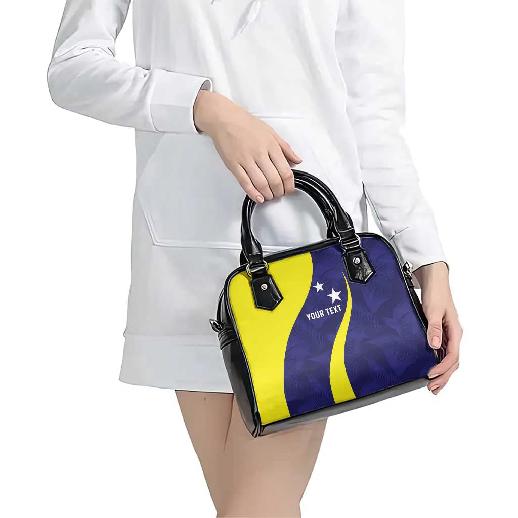Felis dia di Bandera Curacao Personalized Shoulder Handbag Curacao Flag Style - Wonder Print Shop