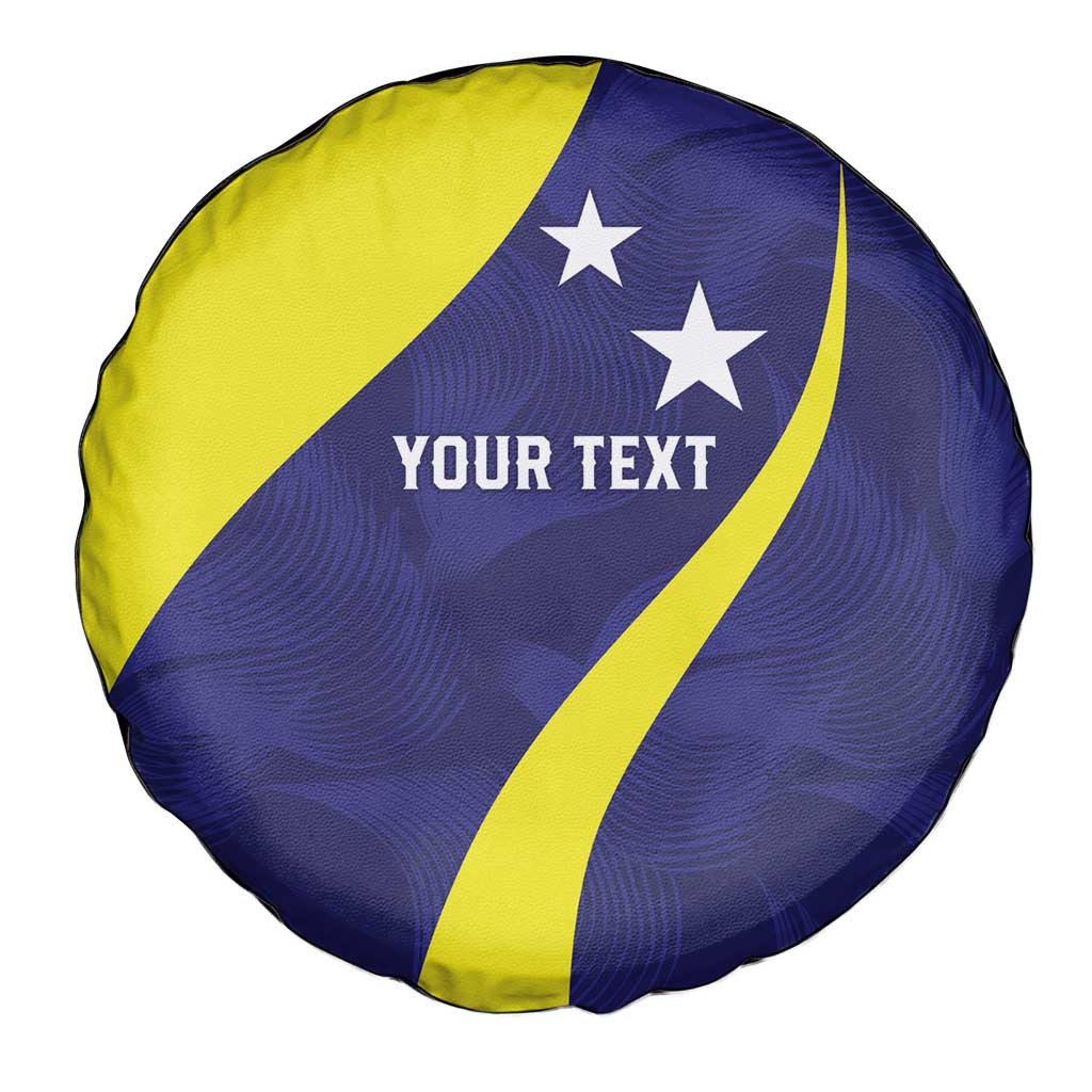 Felis dia di Bandera Curacao Personalized Spare Tire Cover Curacao Flag Style - Wonder Print Shop