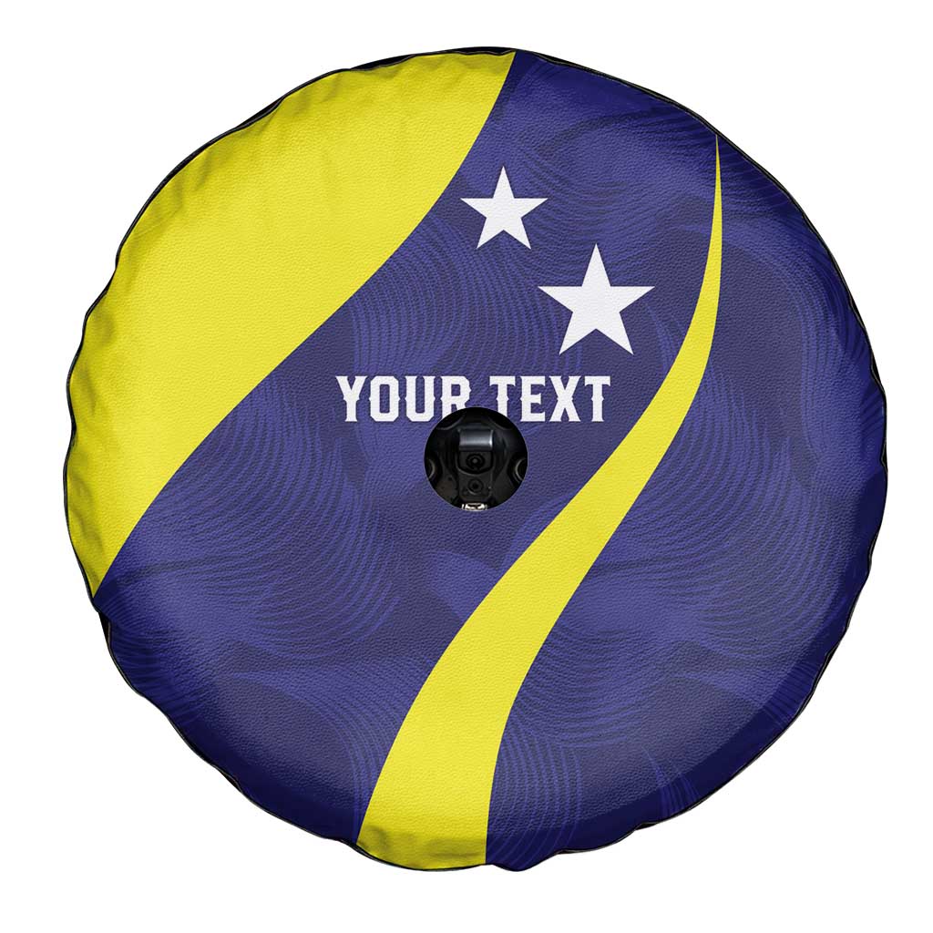 Felis dia di Bandera Curacao Personalized Spare Tire Cover Curacao Flag Style - Wonder Print Shop
