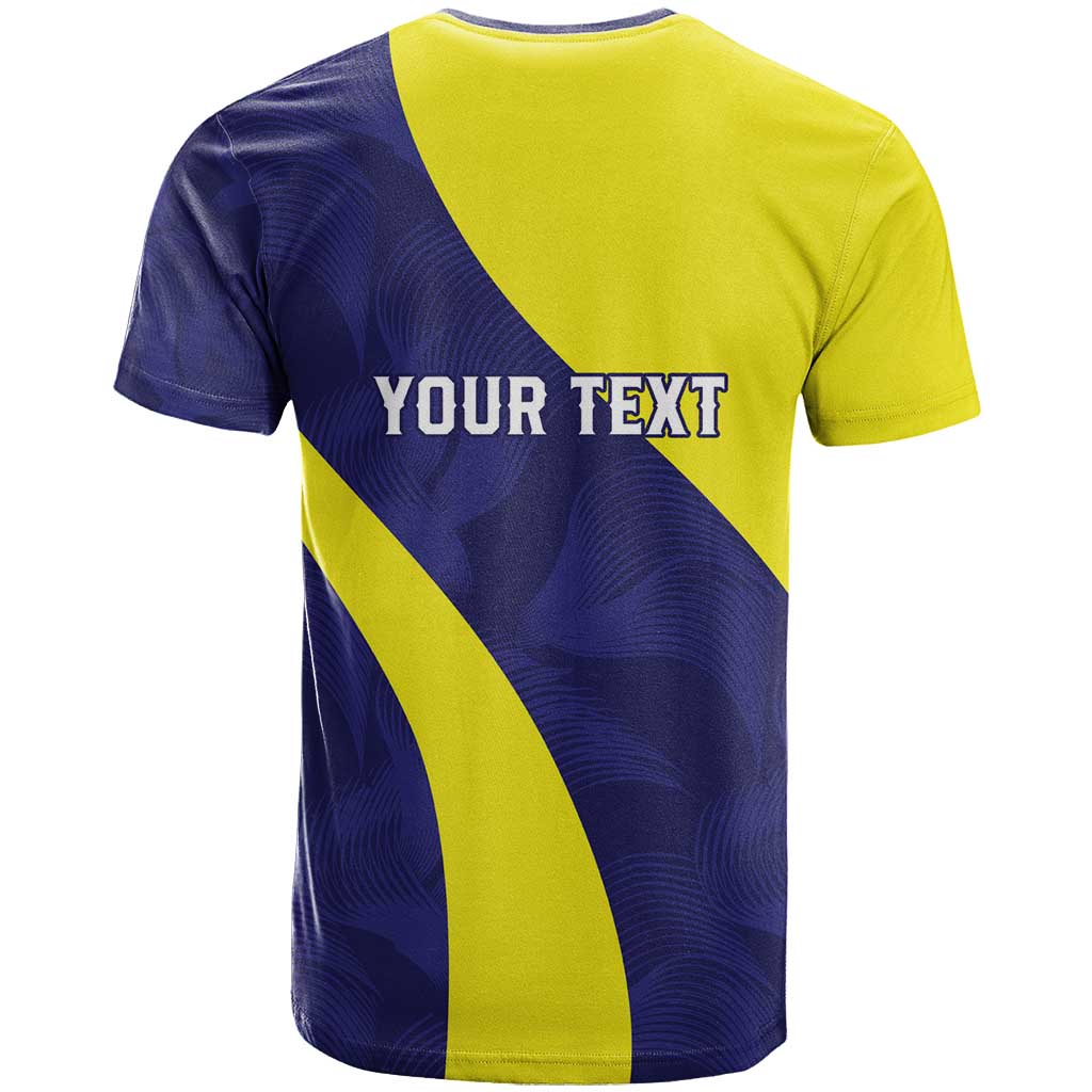 Felis dia di Bandera Curacao Personalized T Shirt Curacao Flag Style - Wonder Print Shop