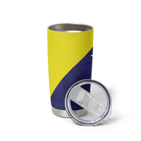 Felis dia di Bandera Curacao Personalized Tumbler Cup Curacao Flag Style - Wonder Print Shop