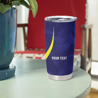 Felis dia di Bandera Curacao Personalized Tumbler Cup Curacao Flag Style - Wonder Print Shop