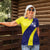 Felis dia di Bandera Curacao Personalized Women Polo Shirt Curacao Flag Style - Wonder Print Shop