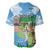 Feliz Dia de Madeira Personalized Baseball Jersey Traditional Palheiros Straw-roofed Houses - Wonder Print Shop
