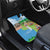 Feliz Dia de Madeira Personalized Car Mats Traditional Palheiros Straw-roofed Houses - Wonder Print Shop